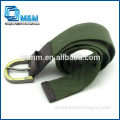 Fashion Cloth Belt For Adult Hook And Loop Belt Buckle